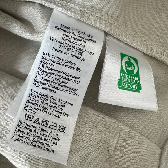 J.Crew Slim Fit Garment Dyed Five Pocket Pant Stone Beige Straight W29 L30 NWT - Picture 13 of 14